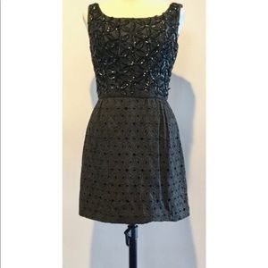 Vintage 60s CARNIVAL FASHIONS Black/Sequined Dress